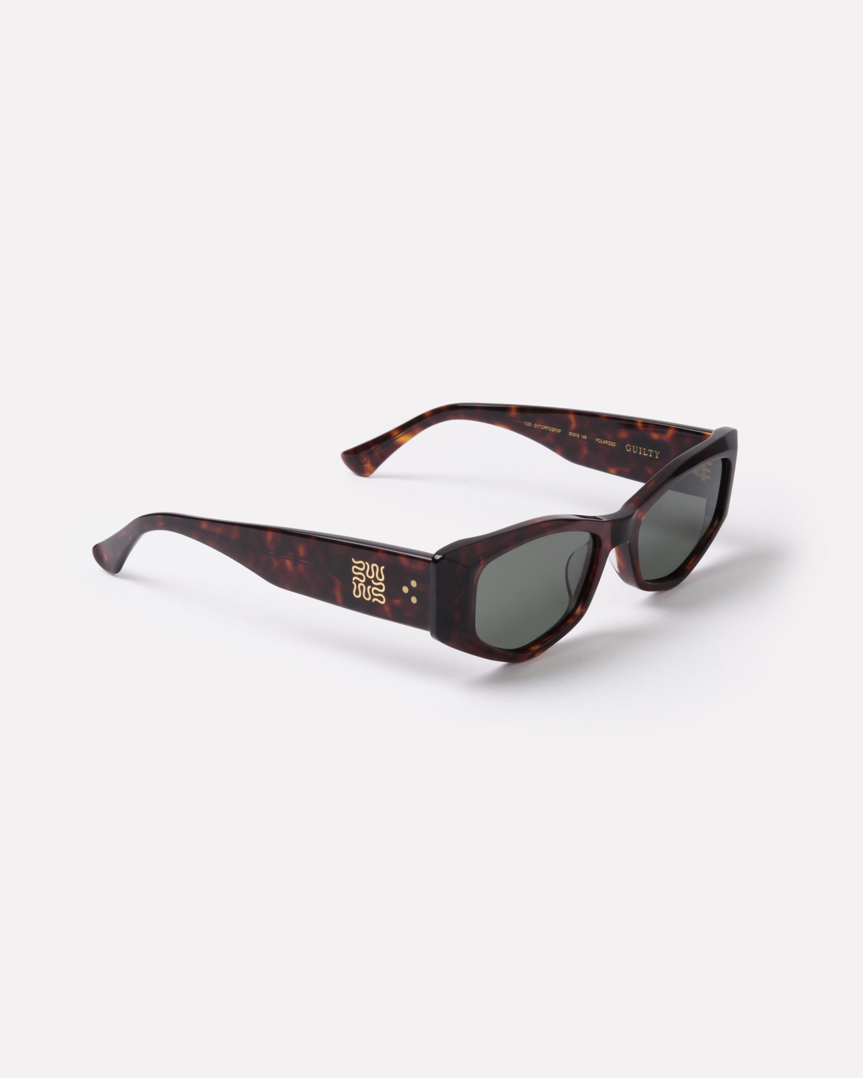 GUILTY x Wasted Talent - Tortoise Polished / Green Polarized
